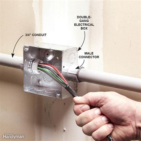 fitting wires in electrical box